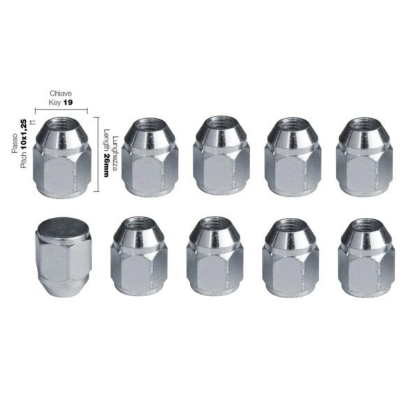 Simoni Racing ΠΑΞΙΜΑΔΙ ΚΩΝΙΚΟ 10x1,5 (26mm) (19) 10ΤΕΜ.
