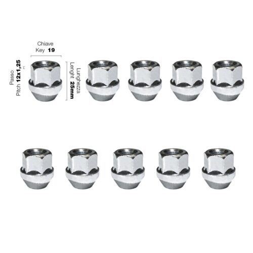 Simoni Racing ΠΑΞΙΜΑΔΙ ΚΩΝΙΚΟ 12χ1,25 (25mm) (19) 10ΤΕΜ.