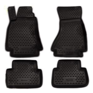 Novline ΜΑΡΚΕ ΠΑΤΑΚΙΑ ΣΕ ΣΚΑΦΗ TPE ΛΑΣΤΙΧΟ ΓΙΑ AUDI A4 B6 4D 2000-2007  ΣΕ ΜΑΥΡΟ ΧΡΩΜΑ NOVLINE - 4 ΤΕΜ.