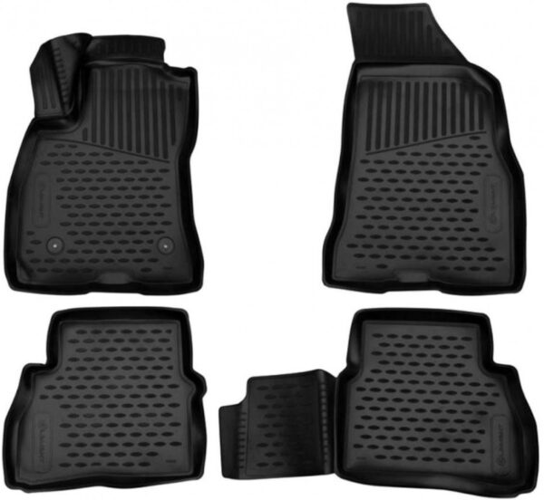 Novline ΜΑΡΚΕ ΠΑΤΑΚΙΑ ΣΕ ΣΚΑΦΗ TPE ΛΑΣΤΙΧΟ ΓΙΑ FIAT DOBLO VAN 2010+  NOVLINE ΜΑΥΡΟ - 4 ΤΕΜ.