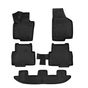 S-dizayn ΜΑΡΚΕ ΠΑΤΑΚΙΑ ΣΕ ΣΚΑΦΗ TPE ΛΑΣΤΙΧΟ ΓΙΑ SEAT ALHAMBRA MPV 7N MK2 2017+  ΣΕ ΜΑΥΡΟ ΧΡΩΜΑ NOVLINE - 5 ΤΕΜ.
