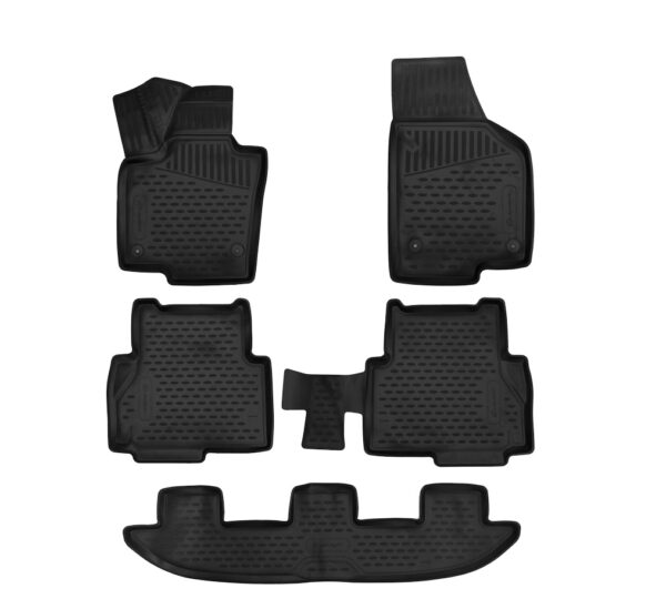 S-dizayn ΜΑΡΚΕ ΠΑΤΑΚΙΑ ΣΕ ΣΚΑΦΗ TPE ΛΑΣΤΙΧΟ ΓΙΑ SEAT ALHAMBRA MPV 7N MK2 2017+  ΣΕ ΜΑΥΡΟ ΧΡΩΜΑ NOVLINE - 5 ΤΕΜ.