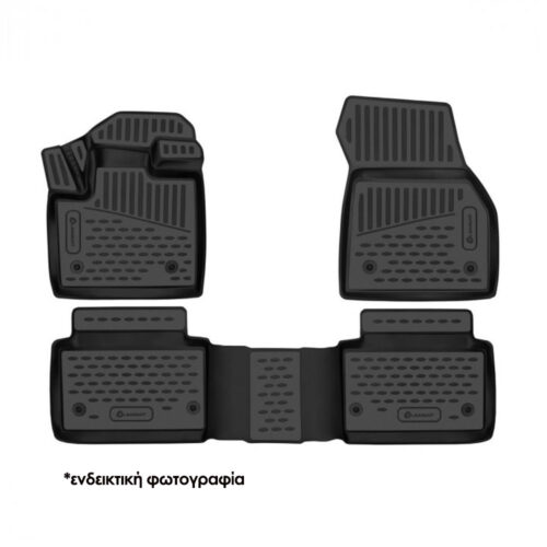 Novline ΜΑΡΚΕ ΠΑΤΑΚΙΑ ΣΕ ΣΚΑΦΗ TPE ΛΑΣΤΙΧΟ ΓΙΑ VW GOLF 8 2019+ 5D HB HYBRID ΣΕ ΜΑΥΡΟ ΧΡΩΜΑ NOVLINE – 4 ΤΕΜ
