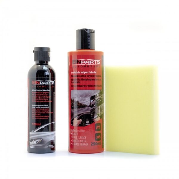 Einparts ΥΓΡΟ ΑΠΩΘΗΤΙΚΟ ΒΡΟΧΗΣ ΕΠΑΓΓΕΛΜΑΤΙΚΟ 250ML + ΣΥΜΠΥΚΝΩΜΕΝΟ ΚΑΘΑΡΙΣΤΙΚΟ ΠΑΡΜΠΡΙΖ INVISIBLE WIPER EINPARTS - 1 σετ. - Image 2