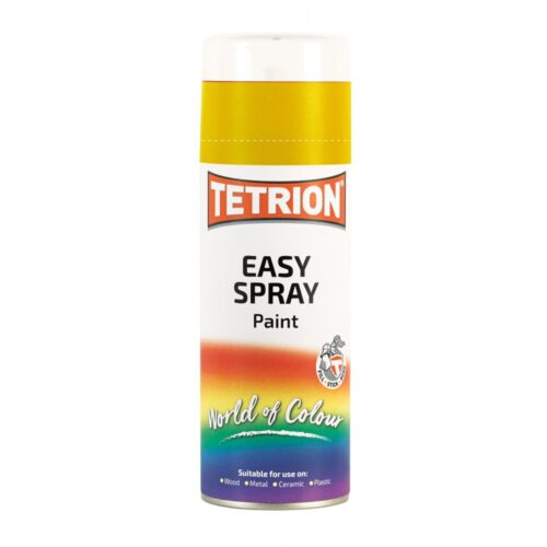CarPlan ΧΡΩΜΑ ΣΕ ΣΠΡΕΥ ΚΙΤΡΙΝΟ TETRION EASY SPRAY YELLOW ΠΟΛΛΑΠΛΩΝ ΧΡΗΣΕΩΝ 400ML