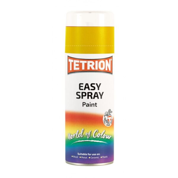 CarPlan ΧΡΩΜΑ ΣΕ ΣΠΡΕΥ ΚΙΤΡΙΝΟ TETRION EASY SPRAY YELLOW ΠΟΛΛΑΠΛΩΝ ΧΡΗΣΕΩΝ 400ML