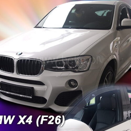 Heko ΑΝΕΜΟΘΡΑΥΣΤΕΣ ΓΙΑ BMW X4 F26 5D 2013-2018 ΣΕΤ ΑΥΤΟΚΙΝΗΤΟΥ ΑΠΟ ΕΥΚΑΜΠΤΟ ΦΙΜΕ ΠΛΑΣΤΙΚΟ HEKO – 4 ΤΕΜ.