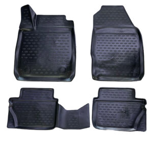 Novline ΜΑΡΚΕ ΠΑΤΑΚΙΑ ΣΕ ΣΚΑΦΗ TPE ΛΑΣΤΙΧΟ ΓΙΑ FORD FIESTA 4D / 5D 2008-2017  ΣΕ ΜΑΥΡΟ ΧΡΩΜΑ NOVLINE - 4 ΤΕΜ.