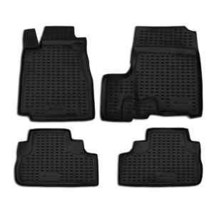 Novline ΜΑΡΚΕ ΠΑΤΑΚΙΑ ΣΕ ΣΚΑΦΗ TPE ΛΑΣΤΙΧΟ ΓΙΑ HONDA CR-V III 2007+  ΣΕ ΜΑΥΡΟ ΧΡΩΜΑ NOVLINE - 4 ΤΕΜ.