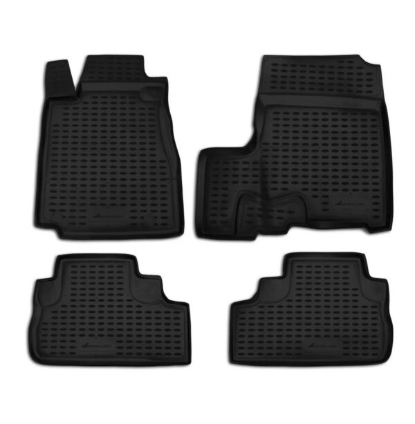 Novline ΜΑΡΚΕ ΠΑΤΑΚΙΑ ΣΕ ΣΚΑΦΗ TPE ΛΑΣΤΙΧΟ ΓΙΑ HONDA CR-V III 2007+  ΣΕ ΜΑΥΡΟ ΧΡΩΜΑ NOVLINE - 4 ΤΕΜ.