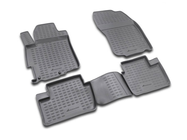 Novline ΜΑΡΚΕ ΠΑΤΑΚΙΑ ΣΕ ΣΚΑΦΗ TPE ΛΑΣΤΙΧΟ ΓΙΑ MITSUBISHI LANCER 4D 07/2008-2017  ΣΕ ΜΑΥΡΟ ΧΡΩΜΑ NOVLINE - 4 ΤΕΜ.