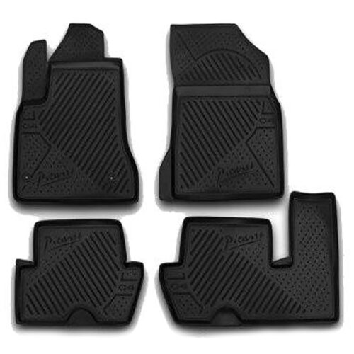 Novline ΜΑΡΚΕ ΠΑΤΑΚΙΑ ΣΕ ΣΚΑΦΗ TPE ΛΑΣΤΙΧΟ ΓΙΑ CITROEN C4 PICASSO 5D 2006-2013  ΣΕ ΜΑΥΡΟ ΧΡΩΜΑ NOVLINE – 4 ΤΕΜ.