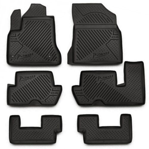 Novline ΜΑΡΚΕ ΠΑΤΑΚΙΑ ΣΕ ΣΚΑΦΗ TPE ΛΑΣΤΙΧΟ ΓΙΑ CITROEN C4 GRAND PICASSO 5D 2006-2013 (3 ΣΕΙΡΕΣ ΚΑΘΙΣΜΑΤΩΝ)  ΣΕ ΜΑΥΡΟ ΧΡΩΜΑ NOVLINE – 6 ΤΕΜ.