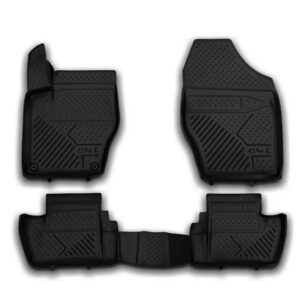 Novline ΜΑΡΚΕ ΠΑΤΑΚΙΑ ΣΕ ΣΚΑΦΗ TPE ΛΑΣΤΙΧΟ ΓΙΑ CITROEN C4 5D 2013-2018  ΣΕ ΜΑΥΡΟ ΧΡΩΜΑ NOVLINE - 4 ΤΕΜ.