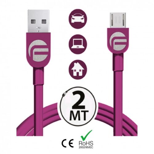 OtoTop ΚΑΛΩΔΙΟ USB 2 ΣΕ 1 FIFO MICRO USB 213 cm (ΦΟΡΤΙΣΗΣ/ΣΥΓΧΡΟΝΙΣΜΟΥ)