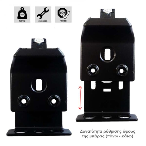 MENABO ΚΙΤ ΜΠΑΡΕΣ ΓΙΑ NISSAN NV400 L3 2010+ ΜΕ ΕΠΑΓΓΕΛΜΑΤΙΚΕΣ ΜΠΑΡΕΣ ΑΛΟΥΜΙΝΙΟΥ MENABO (8450/MB X 5 - FIX606FP X 5) - Image 4