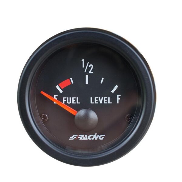 Simoni Racing ΟΡΓΑΝΟ ΕΝΔΕΙΞΗΣ ΒΕΝΖΙΝΗΣ ΜΑΥΡΟ 52mm 2 INCH BLACK LINE