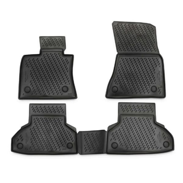 Novline ΜΑΡΚΕ ΠΑΤΑΚΙΑ ΣΕ ΣΚΑΦΗ TPE ΛΑΣΤΙΧΟ ΓΙΑ BMW X6 F16 2014-2019  ΣΕ ΑΝΘΡΑΚΙ ΣΚΟΥΡΟ ΓΚΡΙ ΧΡΩΜΑ NOVLINE - 4 ΤΕΜ.