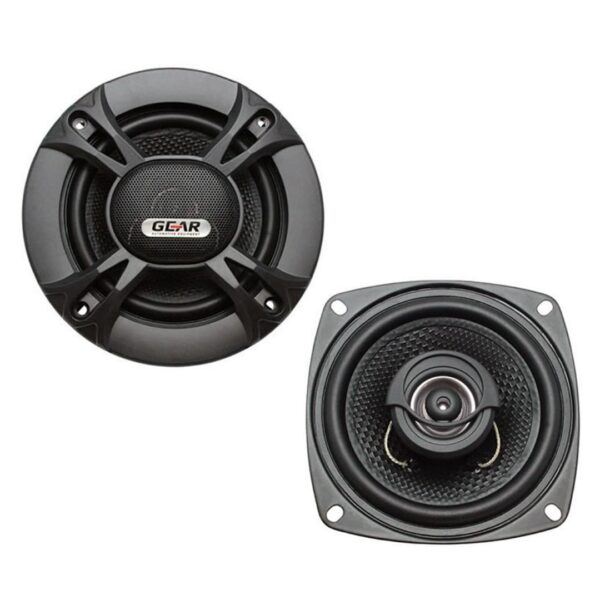 GEAR Automotive Equipment ΗΧΕΙΑ GEAR 2 ΔΡΟΜΩΝ 100 mm - 200W - ΒΑΘΟΣ 43 mm (ΟΜΟΑΞΟΝΙΚΑ ΣΤΡΟΓΓΥΛΑ) - 2 ΤΕΜ.