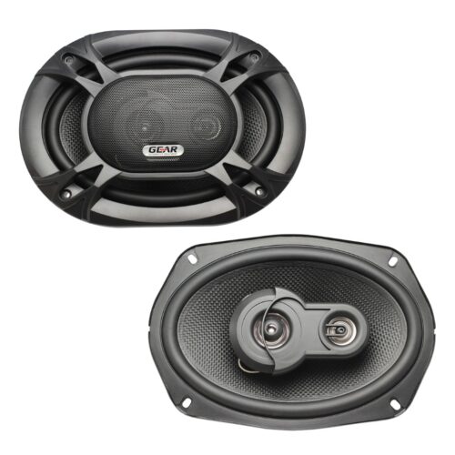 GEAR Automotive Equipment ΗΧΕΙΑ GEAR 3 ΔΡΟΜΩΝ 163 X 237mm – 300W – ΒΑΘΟΣ 79mm (ΟΒΑΛ FLUSH MOUNT) – 2 ΤΕΜ.