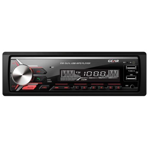 GEAR Automotive Equipment RADIO GEAR GR-200P USB/MP3/BLUETOOTH/WMA/AUX IN/ ΜΕ ΚΟΚΚΙΝΟ ΦΩΤΙΣΜΟ 4x45w
