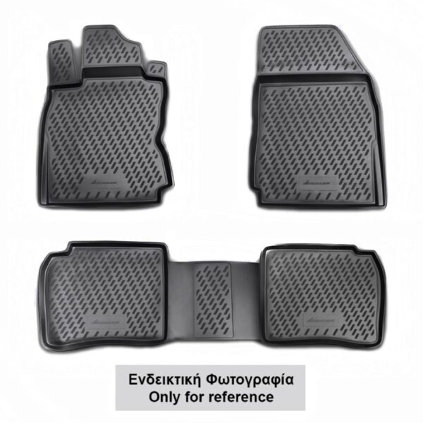 Novline ΜΑΡΚΕ ΠΑΤΑΚΙΑ ΣΕ ΣΚΑΦΗ TPE ΛΑΣΤΙΧΟ ΓΙΑ DACIA LOGAN 2004-2012  ΣΕ ΑΝΘΡΑΚΙ ΣΚΟΥΡΟ ΓΚΡΙ ΧΡΩΜΑ NOVLINE - 4 ΤΕΜ.