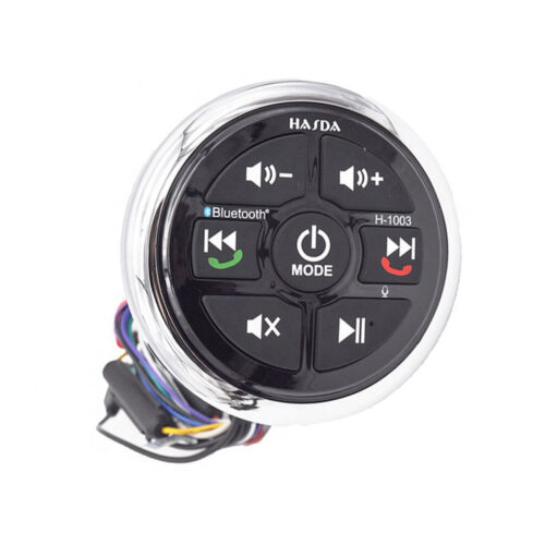 Hasda HASDA H-1003 ΑΔΙΑΒΡΟΧΟ ΣΤΡΟΓΓΥΛΟ ΜΑΥΡΟ BLUETOOTH CONTROLLER – A2DP