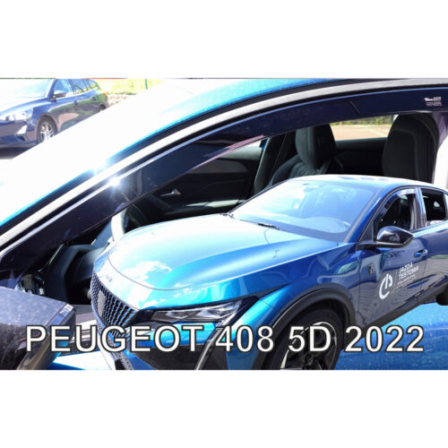 Heko ΑΝΕΜΟΘΡΑΥΣΤΕΣ ΓΙΑ PEUGEOT 408 5D 2022+ – ΖΕΥΓΑΡΙ ΑΥΤΟΚΙΝΗΤΟΥ ΑΠΟ ΕΥΚΑΜΠΤΟ ΦΙΜΕ ΠΛΑΣΤΙΚΟ HEKO – 2 ΤΕΜ.