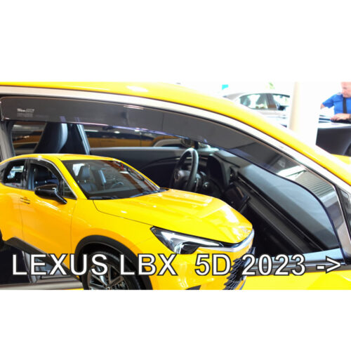 Heko ΑΝΕΜΟΘΡΑΥΣΤΕΣ ΓΙΑ LEXUS LBX 5D 2023+ – ΖΕΥΓΑΡΙ ΑΥΤΟΚΙΝΗΤΟΥ ΑΠΟ ΕΥΚΑΜΠΤΟ ΦΙΜΕ ΠΛΑΣΤΙΚΟ HEKO – 2 ΤΕΜ.