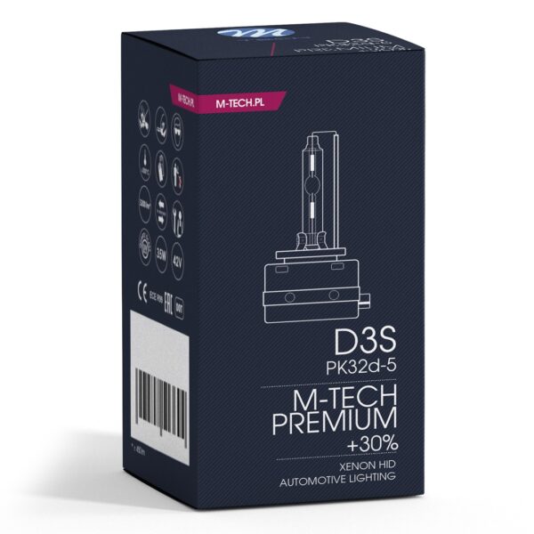 M-Tech D3S 4.300k 35W PK32d-5 12/24V ΑΝΤΑΛΛΑΚΤΙΚΗ ΛΑΜΠΑ PREMIUM 1ΤΕΜ. - Image 2