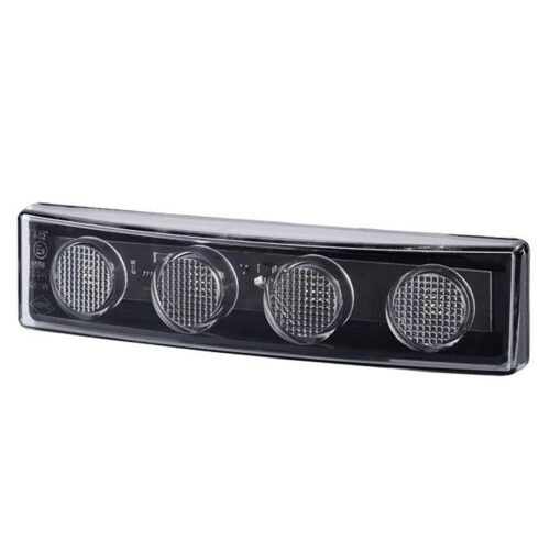Horpol DRL HOR64 12/24V ΠΡΟΣΘΕΤΟ DAYTIME ΔΙΕΘΝΗ ΜΕ 4LED 0,5W 181x48mm ΜΑΥΡΟ 1ΤΕΜ