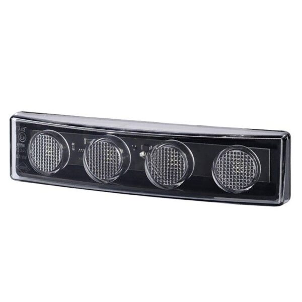 Horpol DRL HOR64 12/24V ΠΡΟΣΘΕΤΟ DAYTIME ΔΙΕΘΝΗ ΜΕ 4LED 0,5W 181x48mm ΜΑΥΡΟ 1ΤΕΜ
