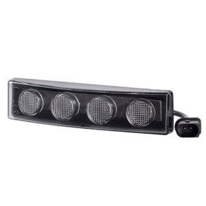 Horpol DRL HOR64 12/24V ΠΡΟΣΘΕΤΟ DAYTIME ΔΙΕΘΝΗ ΜΕ 4LED 0,5W 181x48mm ΜΑΥΡΟ ΜΕ ΦΙΣ 1ΤΕΜ