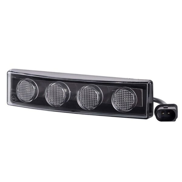 Horpol DRL HOR64 12/24V ΠΡΟΣΘΕΤΟ DAYTIME ΔΙΕΘΝΗ ΜΕ 4LED 0,5W 181x48mm ΜΑΥΡΟ ΜΕ ΦΙΣ 1ΤΕΜ