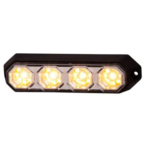 Horpol ΦΩΣ ΠΡΟΕΙΔΟΠΟΙΗΣΗΣ 12/24V HOR78 6W 4LED 143x35mm ΠΟΡΤΟΚΑΛΙ