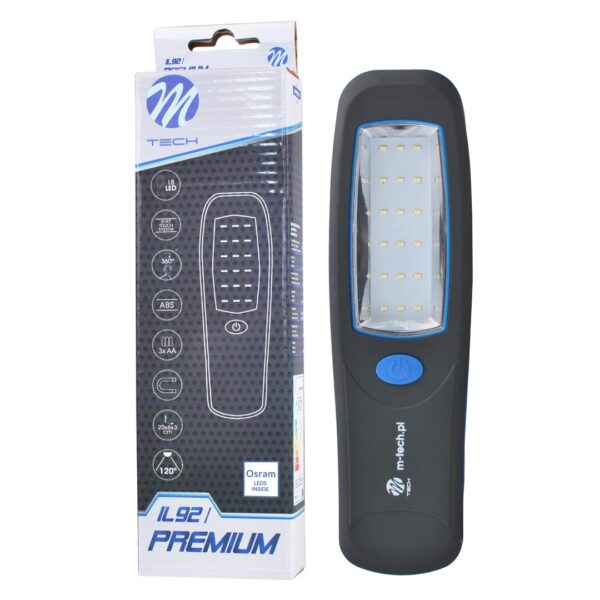 M-Tech ΦΑΚΟΣ ΕΡΓΑΣΙΑΣ OSRAM 18LED 360lm (ΜΕ ΜΠΑΤΑΡΙΕΣ 3xAA) 200x60x30mm M-TECH - Image 2