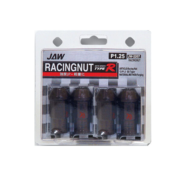 Race Axion ΠΑΞΙΜΑΔΙΑ JAPAN RACING 12x1.50 50mm JAW TYPE-R ΑΛΟΥΜΙΝΙΟΥ ΚΑΦΕ - 4 ΤΕΜ.