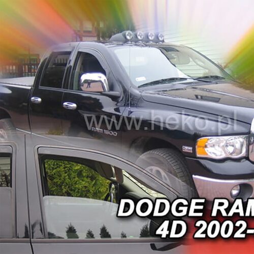 Heko ΑΝΕΜΟΘΡΑΥΣΤΕΣ ΓΙΑ DODGE RAM 1500 4D 2002-2008 ΖΕΥΓΑΡΙ ΑΠΟ ΕΥΚΑΜΠΤΟ ΦΙΜΕ ΠΛΑΣΤΙΚΟ HEKO – 2 ΤΕΜ.