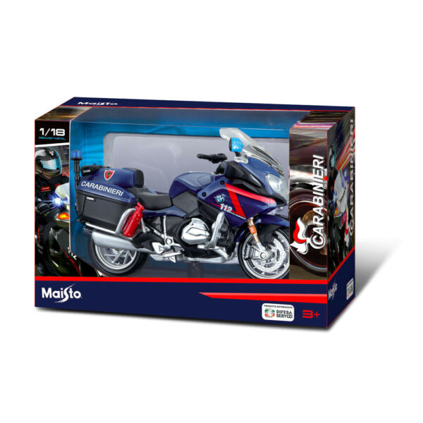 Lampa ΜΙΝΙΑΤΟΥΡΑ BMW R1200RT MOTO ΑΣΤΥΝΟΜΙΑΣ CARABINIERI 1:18 BURAGO - 1 ΤΕΜ. - Image 2