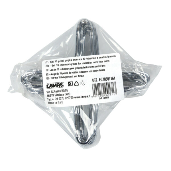 Lampa ΣΧΑΡΑ ΓΙΑ ΚΑΜΙΝΕΤΟ ΧΡΩΜΙΟΥ ΜΕ 4 ΜΠΡΑΤΣΑ LAMPA - 10 TEM. - Image 3