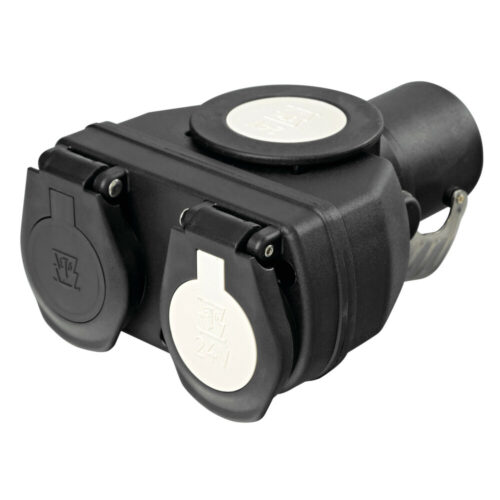 Lampa ΑΝΤΑΠΤΟΡΑΣ ΦΟΡΤΗΓΟΥ ΔΙΠΛΟΣ 24V 15pin (ISO12098)> 1 TYPE N (ISO1185)+1 TYPE S (ISO 3731) ERICH JAEGER LAMPA – 1 TEM.