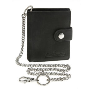 Lampa ΠΟΡΤΟΦΟΛΙ ΔΕΡΜΑΤΙΝΟ ΓΙΑ ΚΑΡΤΕΣ & ΧΡΗΜΑΤΑ BIKER WALLET ME 45cm ΑΛΥΣΙΔΑ RFID ΠΡΟΣΤΑΣΙΑ ΣΕ ΜΑΥΡΟ ΧΡΩΜΑ LAMPA - 1 Τεμ.