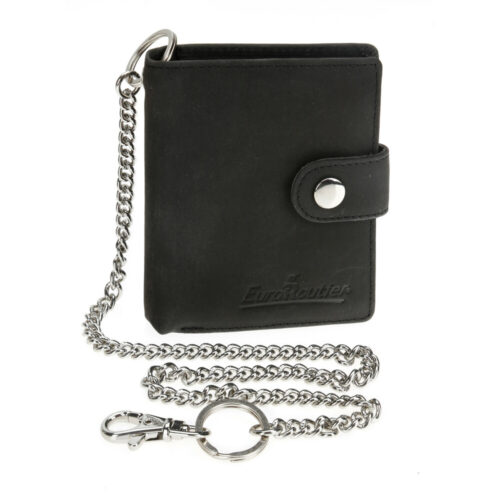Lampa ΠΟΡΤΟΦΟΛΙ ΔΕΡΜΑΤΙΝΟ ΓΙΑ ΚΑΡΤΕΣ & ΧΡΗΜΑΤΑ BIKER WALLET ME 45cm ΑΛΥΣΙΔΑ RFID ΠΡΟΣΤΑΣΙΑ ΣΕ ΜΑΥΡΟ ΧΡΩΜΑ LAMPA – 1 Τεμ.