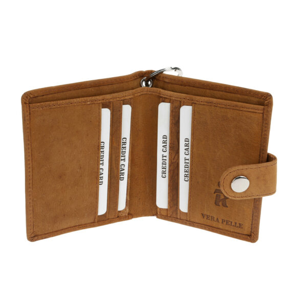 Lampa ΠΟΡΤΟΦΟΛΙ ΔΕΡΜΑΤΙΝΟ ΓΙΑ ΚΑΡΤΕΣ & ΧΡΗΜΑΤΑ BIKER WALLET ME 45cm ΑΛΥΣΙΔΑ RFID ΠΡΟΣΤΑΣΙΑ ΣΕ ΚΑΦΕ ΧΡΩΜΑ LAMPA - 1 Τεμ. - Image 2