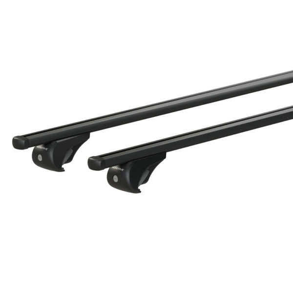 Nordrive ΜΠΑΡΕΣ ΟΡΟΦΗΣ HELIO BLACK (L) 127 cm ΑΛΟΥΜΙΝΙΟΥ ΜΑΥΡΗ ΜΕ ΚΛΕΙΔΑΡΙΕΣ (STANDARD RAILING) NORDRIVE - 2 TEM. - Image 2