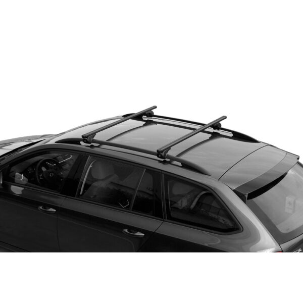 Nordrive ΜΠΑΡΕΣ ΟΡΟΦΗΣ HELIO BLACK (L) 127 cm ΑΛΟΥΜΙΝΙΟΥ ΜΑΥΡΗ ΜΕ ΚΛΕΙΔΑΡΙΕΣ (STANDARD RAILING) NORDRIVE - 2 TEM. - Image 4