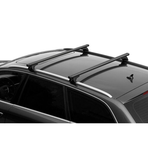 Nordrive ΜΠΑΡΕΣ ΟΡΟΦΗΣ HELIO BLACK (M) 120cm ΑΛΟΥΜΙΝΙΟΥ ΜΑΥΡΗ ΜΕ ΚΛΕΙΔΑΡΙΕΣ (FLUSH RAILING)  NORDRIVE - 2 TEM. - Image 4