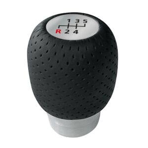 Lampa ΠΟΜΟΛΟ ΤΑΧΥΤΗΤΩΝ FORMULA GEAR 3 ΔΕΡΜΑΤΙΝΟ ΜΑΥΡΟ ΜΕ 2 ΑΥΤΟΚΟΛΛΗΤΑ ΕΝΔΕΙΞΗΣ ΤΑΧΥΤΗΤΩΝ 32mm (FIAT+OPEL)