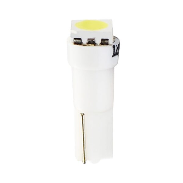 M-Tech T5 12V W2x4,6d LED 1xSMD5050 ΛΕΥΚΟ (ΚΑΡΦΩΤΟ ΑΚΑΛΥΚΟ) 1ΤΕΜ. M-TECH