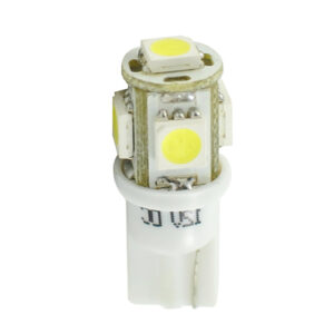 M-Tech T10 W5W 12V W2,1x9,5d LED 5xSMD5050 ΛΕΥΚΟ (ΚΑΡΦΩΤΟ ΑΚΑΛΥΚΟ) 1ΤΕΜ. M-TECH